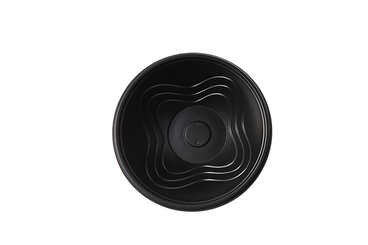 Sunshine Supply Company has the takeout containers you need such as this black food bowl.