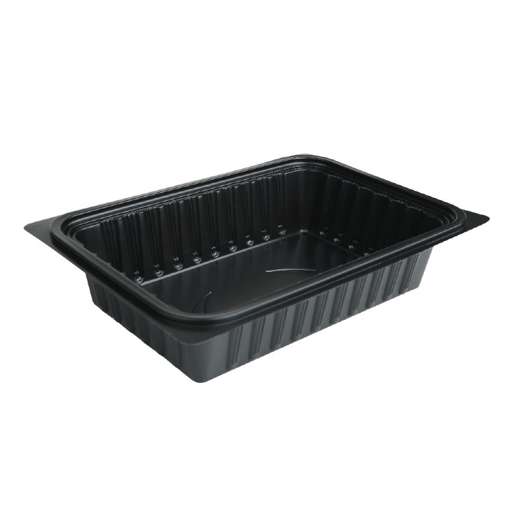 Satco T1100 Clear Round Plastic Container And Lid 840ml Storing